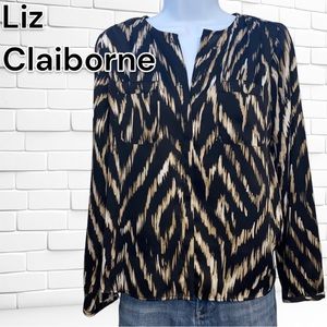 Liz Claiborne pullover Blouse/Top, PM